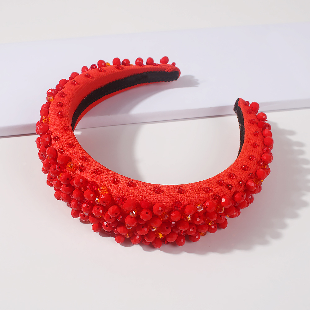 Fashion Red Fabric Resin Headband,Head Band