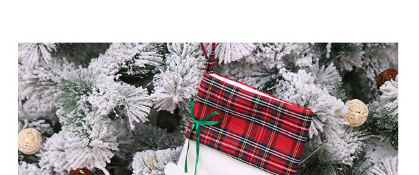 Fashion Red Dog Paw Christmas Sock Bag Tree Pendant,Festival & Party Supplies