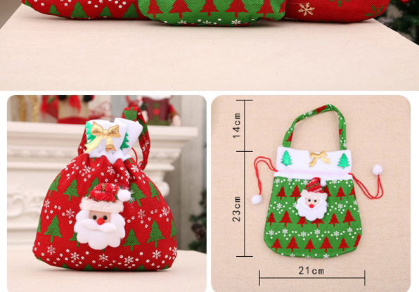 Fashion Doll Apple Bag [green] Christmas Closing Apple Tote Bag,Festival & Party Supplies