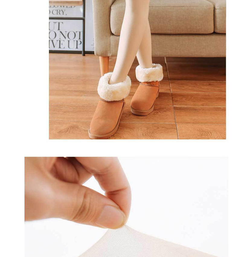 Fashion Thick Velvet-t Crotch Light Complexion Double-layer Fake Fleshy Natural Plus Velvet Thickening Base Stockings Bare Legs Artifact,Fashion Stockings