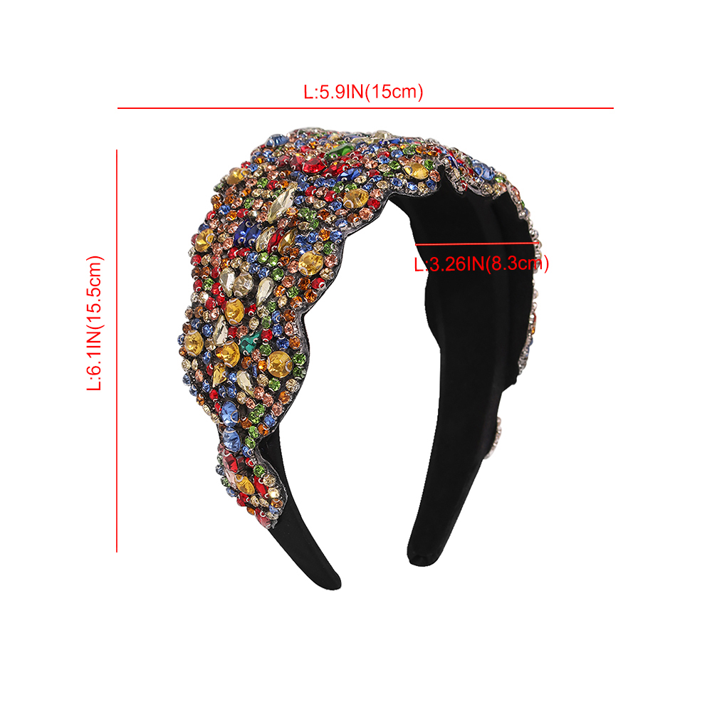 Fashion Color Alloy Diamond Geometric Headband,Head Band