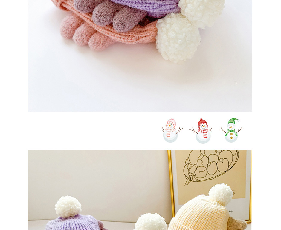 Fashion Pink Wings 0-6 Years Old One Size Ball Wool Knitted Childrens Wing Hat,Children