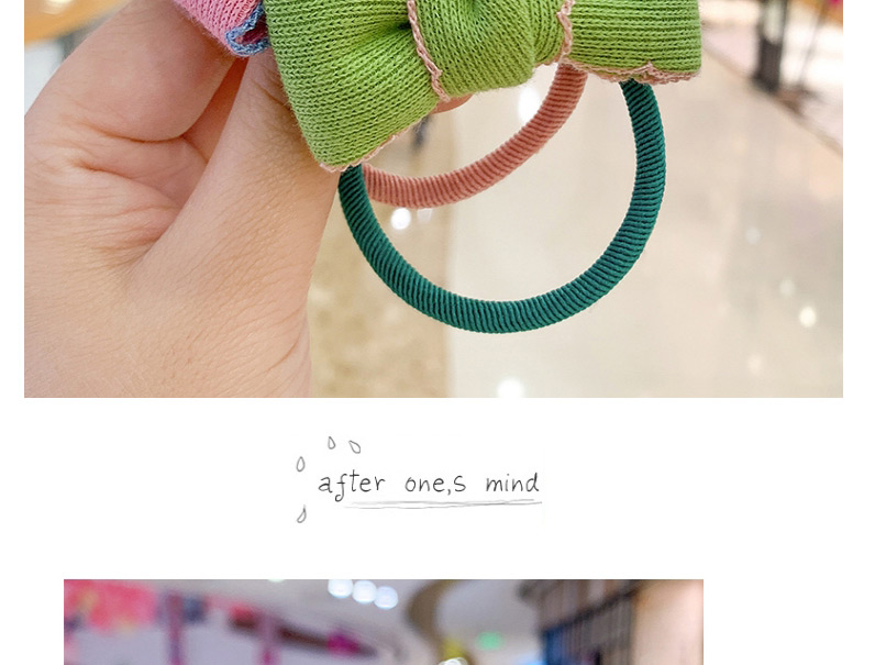 Fashion Blue Bow[hair Rope] Bowknot Fabric Alloy Childrens Hair Rope Hairpin,Kids Accessories