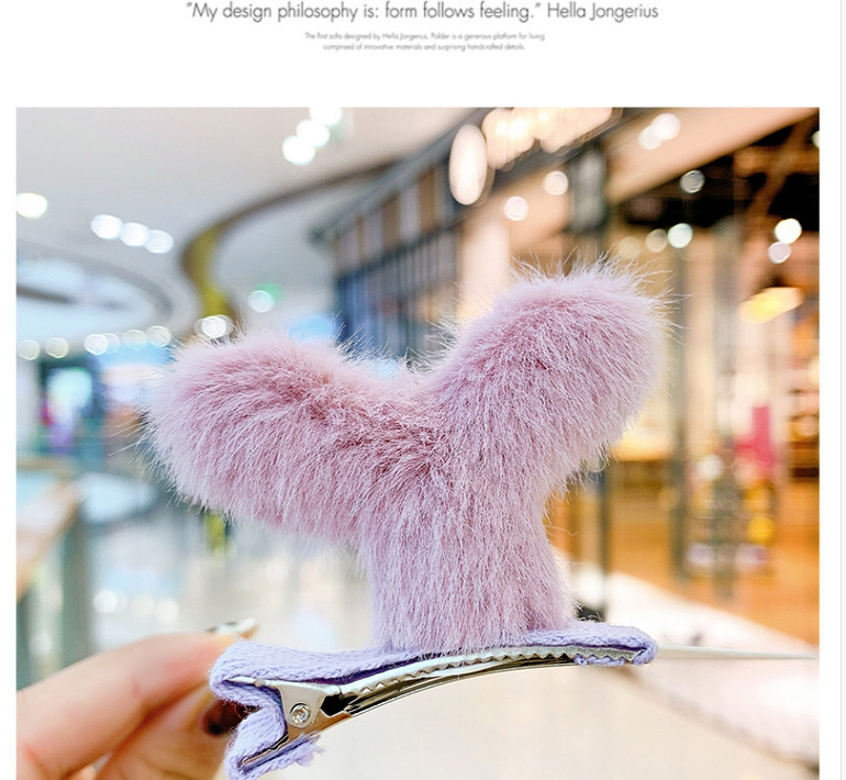Fashion Han Fen Xiaocao [hairpin] Small Grass Plush Alloy Childrens Hairpin,Kids Accessories