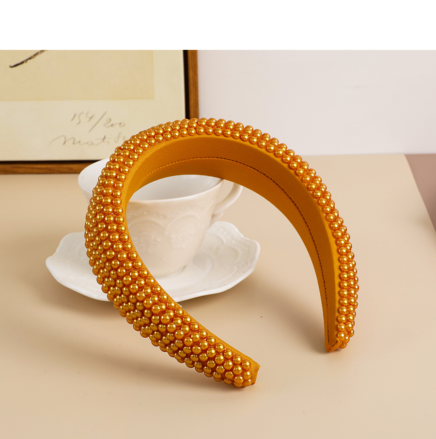 Fashion Navy Sponge Resin Beads Headband,Head Band