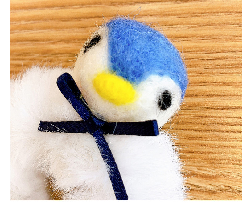 Fashion Little White Bear【white】 Little Bear Plush Penguin Children Hair Rope,Kids Accessories