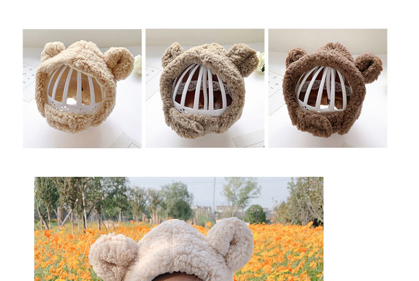 Fashion Brown Hat Reference Age 2 Years -6 Years Old Childrens Plush Hat With Bear Ears,Children