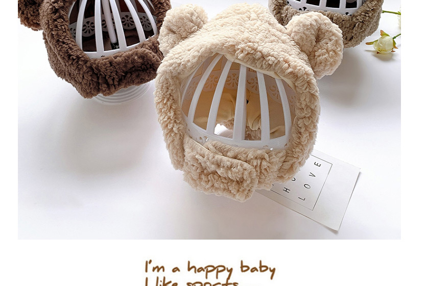 Fashion Khaki Hat Reference Age 2 Years -6 Years Old Childrens Plush Hat With Bear Ears,Children