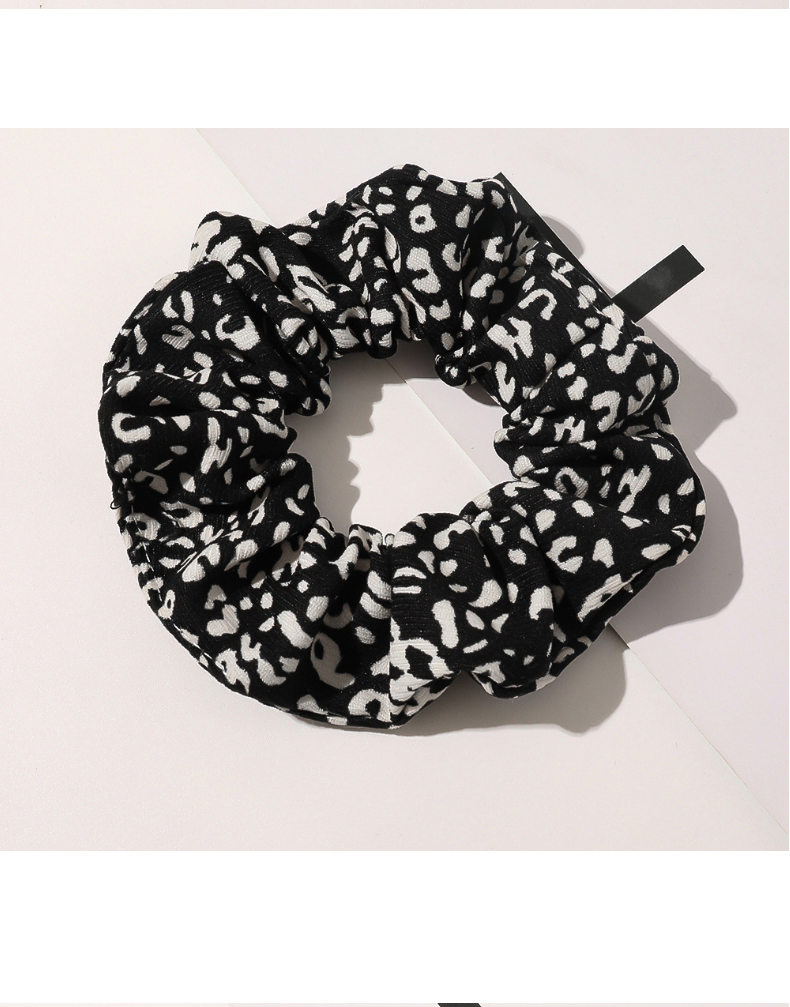 Fashion Zebra Hair Tie-black Polka Dot Leopard Print Large Intestine Hair Rope,Hair Ring
