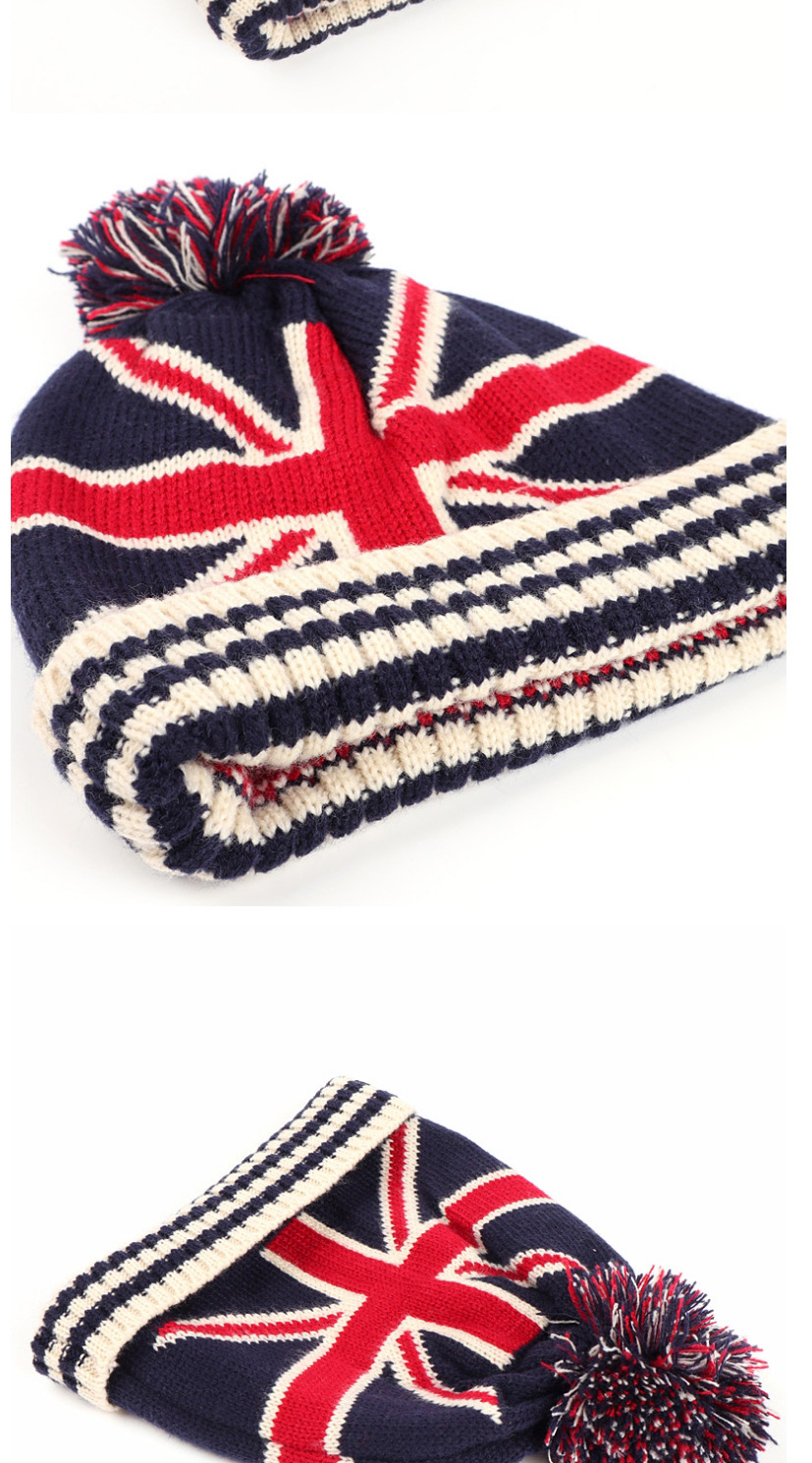 Fashion Star Pattern Pozi Flag Star Striped Knitted Woolen Hat,Knitting Wool Hats