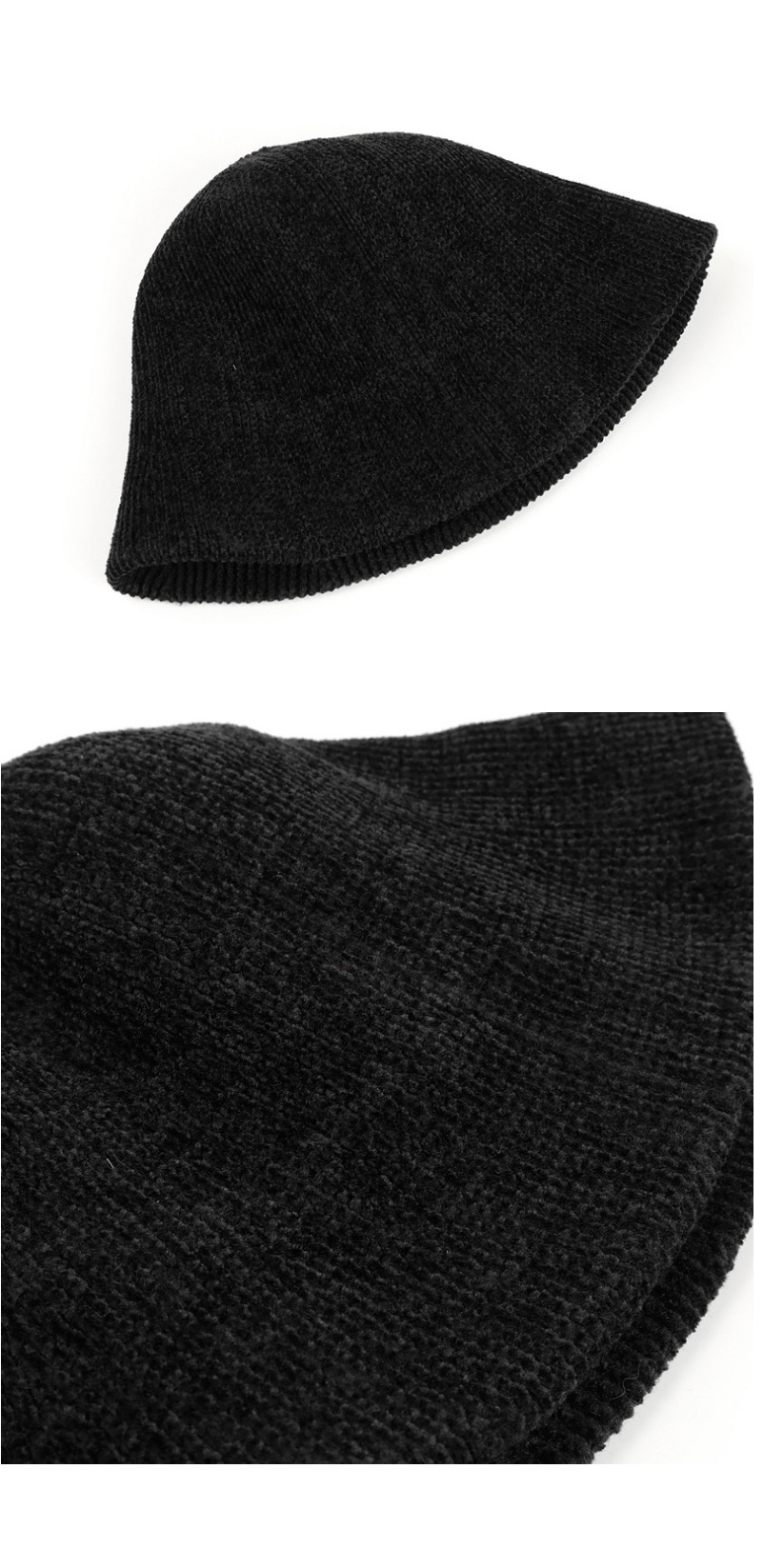 Fashion Turmeric Corduroy Dome Knitted Fisherman Hat,Sun Hats