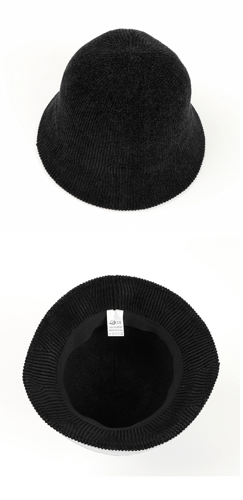 Fashion Caramel Corduroy Dome Knitted Fisherman Hat,Sun Hats