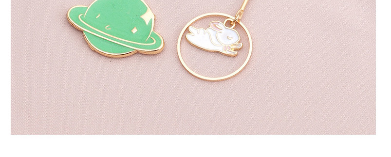 Fashion Polar Bear Cartoon Cosmic Bunny Unicorn Polaris Asymmetrical Earrings,Drop Earrings