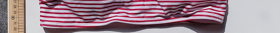 Fashion Red Split Striped Swimsuit,Bikini Sets