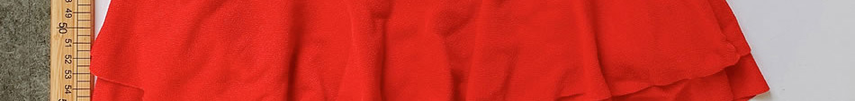 Fashion Red Split Ruffle Swimsuit,Bikini Sets