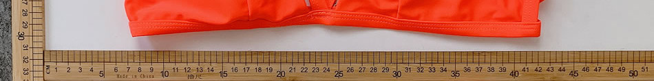 Fashion Fluorescent Orange Sub-system Rope Swimsuit,Bikini Sets