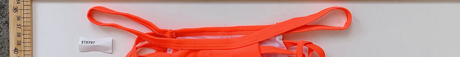 Fashion Fluorescent Orange Sub-system Rope Swimsuit,Bikini Sets