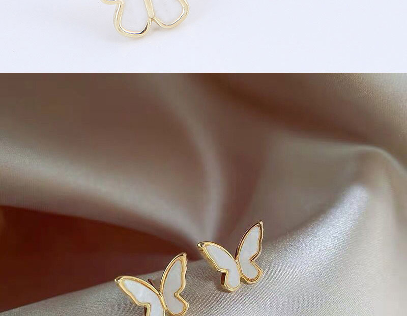 Fashion Gold Color Butterfly Earrings,Stud Earrings