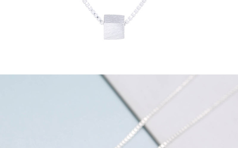 Fashion Silver Rubiks Cube Necklace,Necklaces
