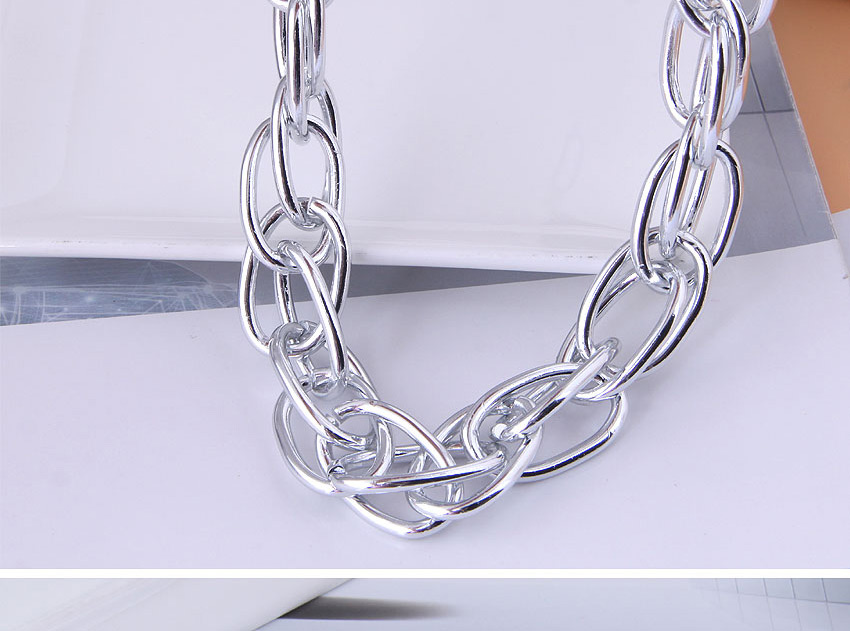 Fashion Golden Metal Chain Interwoven Short Necklace,Chains
