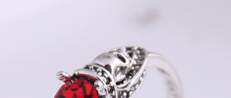 Fashion Red Open Ring With Gems,Fashion Rings