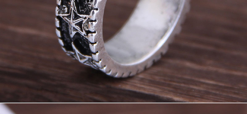 Fashion Silver Color Star Pattern Ring,Fashion Rings