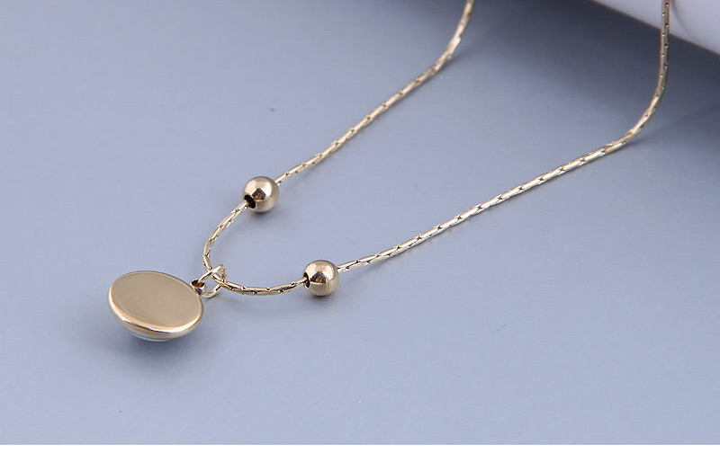 Fashion Rose Gold Color Opal Pendant Necklace,Necklaces