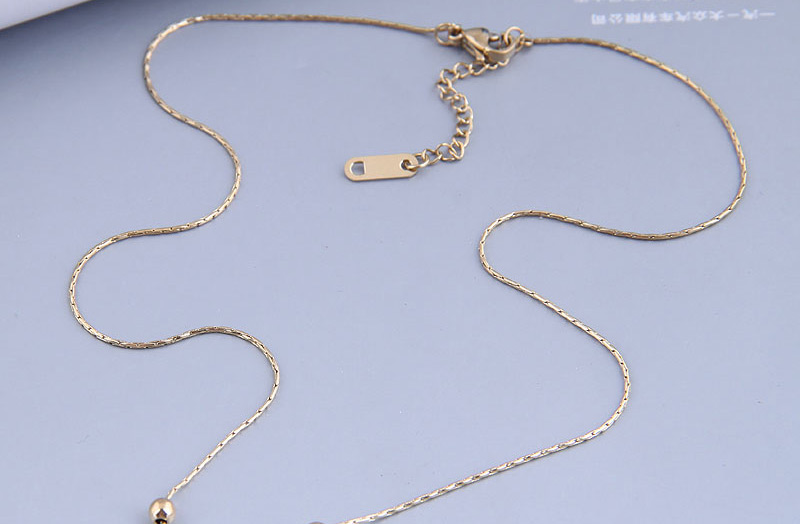 Fashion Rose Gold Color Opal Pendant Necklace,Necklaces