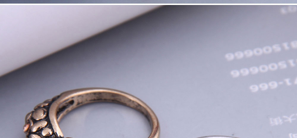 Fashion Silver Color Alloy Kiss Fish Ring,Fashion Rings