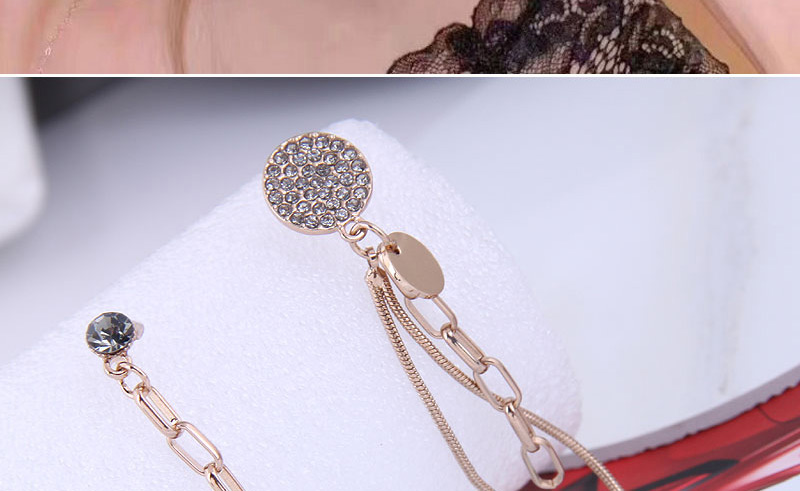 Fashion Gold Color Metal Flash Diamond Asymmetric Earrings,Drop Earrings
