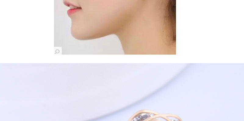 Fashion Gold Color Copper Inlaid Zirconium Flower Earrings,Stud Earrings