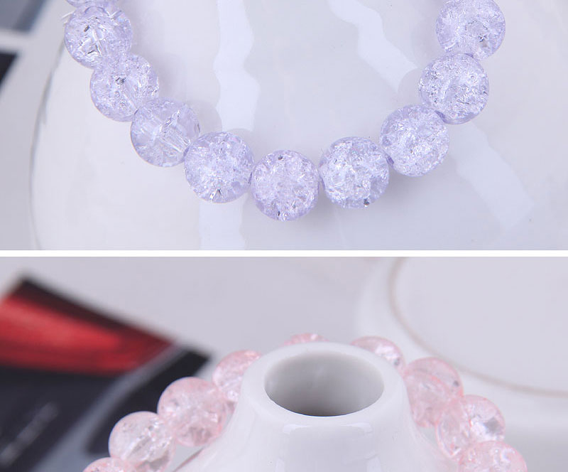 Fashion Blue Popcorn Crystal Beaded Bracelet,Fashion Bracelets