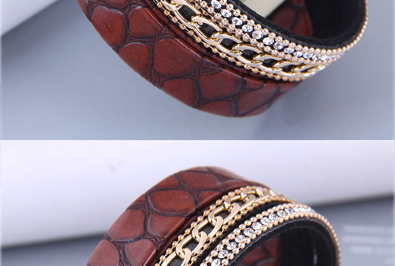Fashion 2# Leopard Print Leather Magnetic Bracelet,Fashion Bracelets