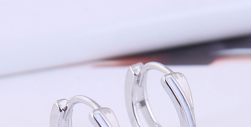 Fashion Silver Color Metal Geometric Earrings,Earrings