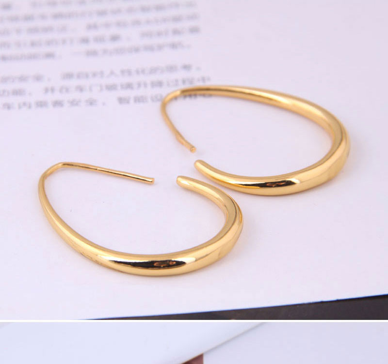 Fashion Gold Color Metal Geometric Earrings,Earrings
