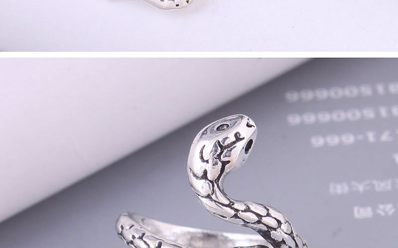 Fashion Silver Color Alloy Geometric Snake Ring,Fashion Rings