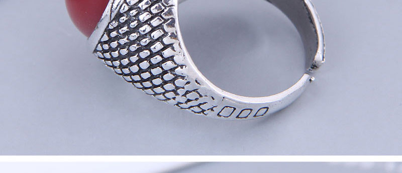 Fashion Silver Color Alloy Geometric Gemstone Ring,Fashion Rings