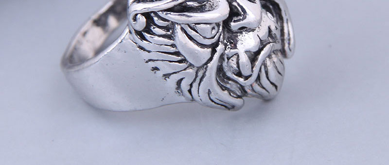 Fashion Silver Color Alloy Geometric Lion Head Ring,Fashion Rings