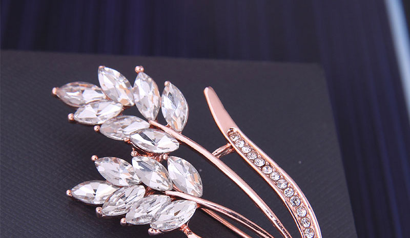 Fashion Gold Alloy Diamond Geometric Brooch,Korean Brooches