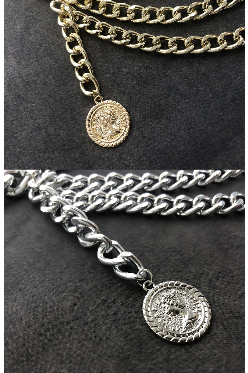 Fashion 92cm Gold 0405 Alloy Geometric Chain Fringe Waist Chain,Waist Chain