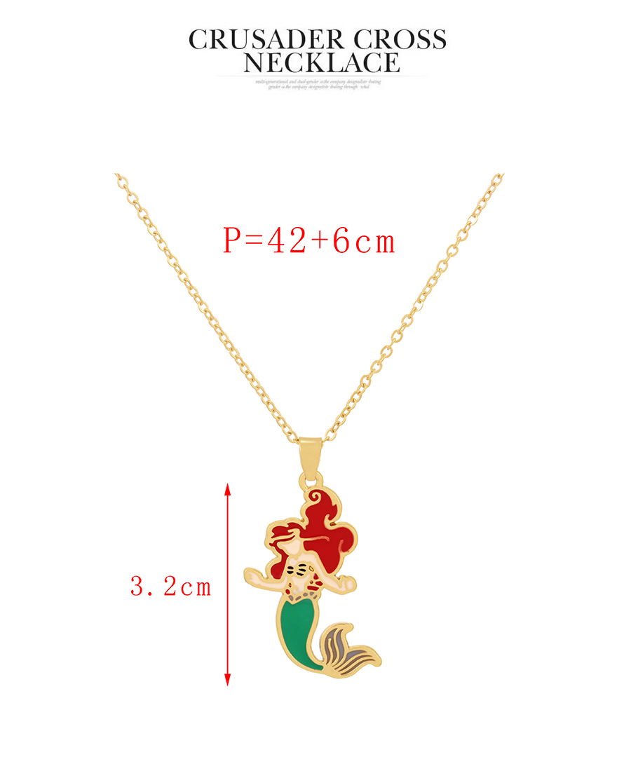 Fashion Color-3 Alloy Drop Oil Letter Pendant Necklace,Pendants
