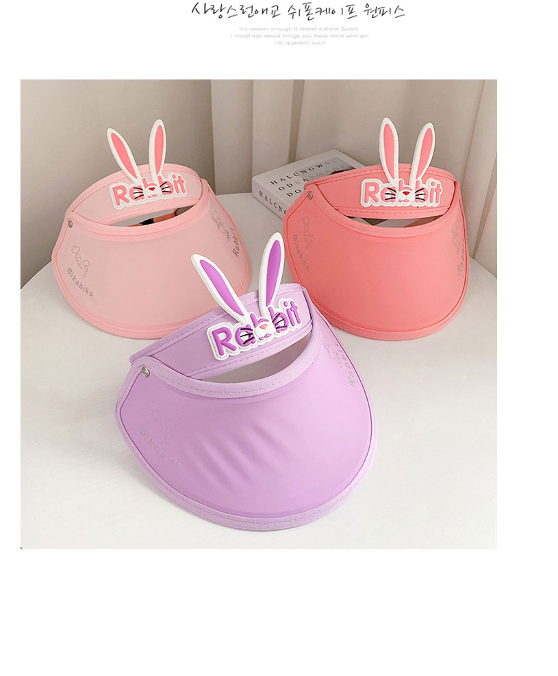 Fashion Et5616 Blue One Size Recommended Around 2-12 Years Old Chemical Fiber Rabbit Ears Children
