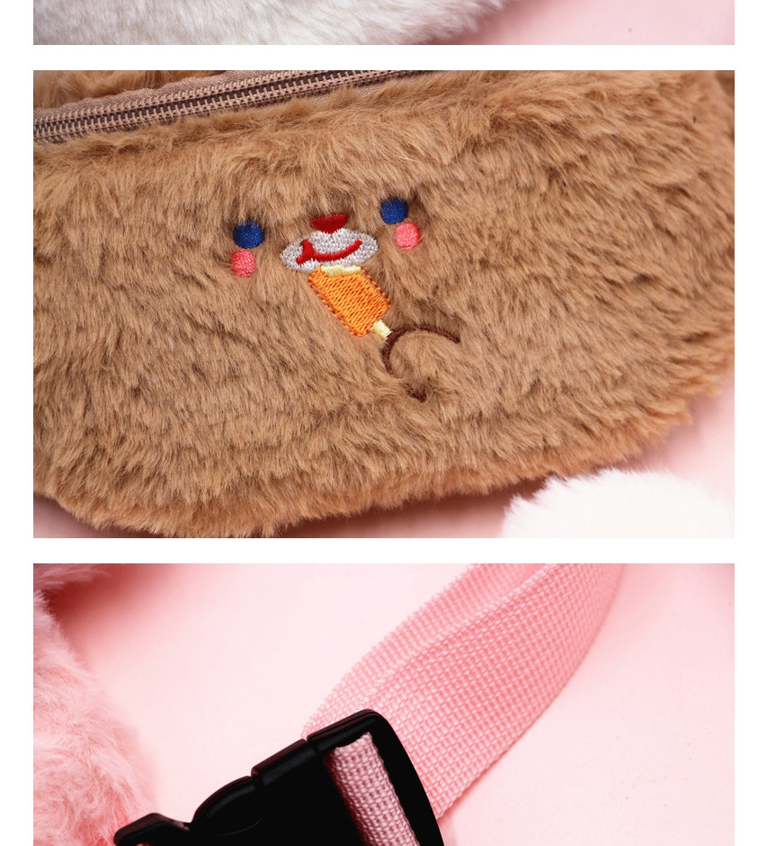 Fashion Pink Dilly Bear Plush Childrens One-shoulder Messenger Bag,Pencil Case/Paper Bags