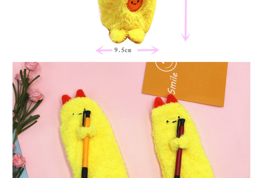 Fashion Yellow Plush Pencil Case With Doll,Pencil Case/Paper Bags