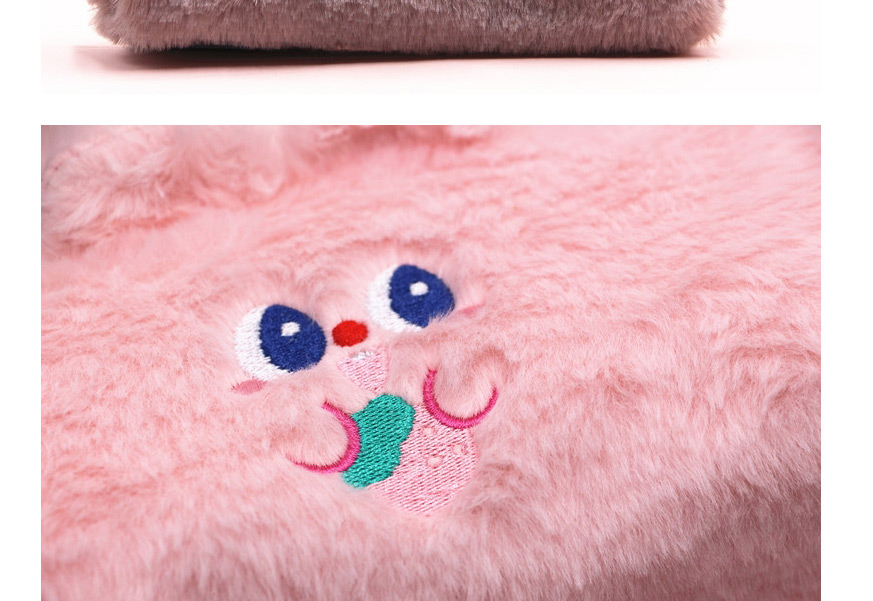 Fashion Pupu-pink Large Capacity Bear Plush Wallet,Pencil Case/Paper Bags