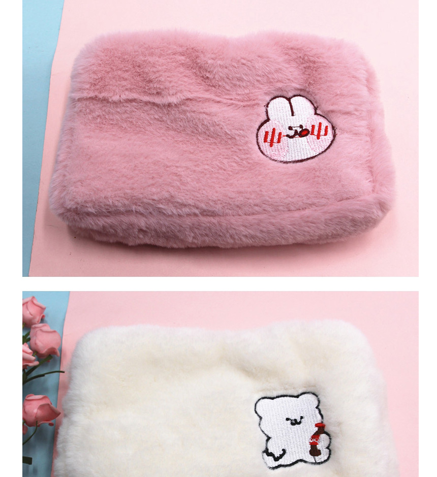 Fashion Pink Cat Plush Cloud Smiley Bear Cosmetic Bag,Pencil Case/Paper Bags