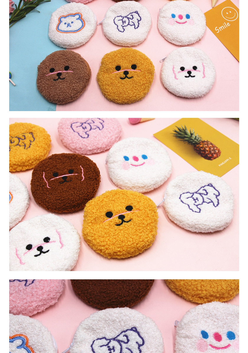 Fashion Yellow-puppy Plush Cloud Smiley Bear Cosmetic Bag,Pencil Case/Paper Bags