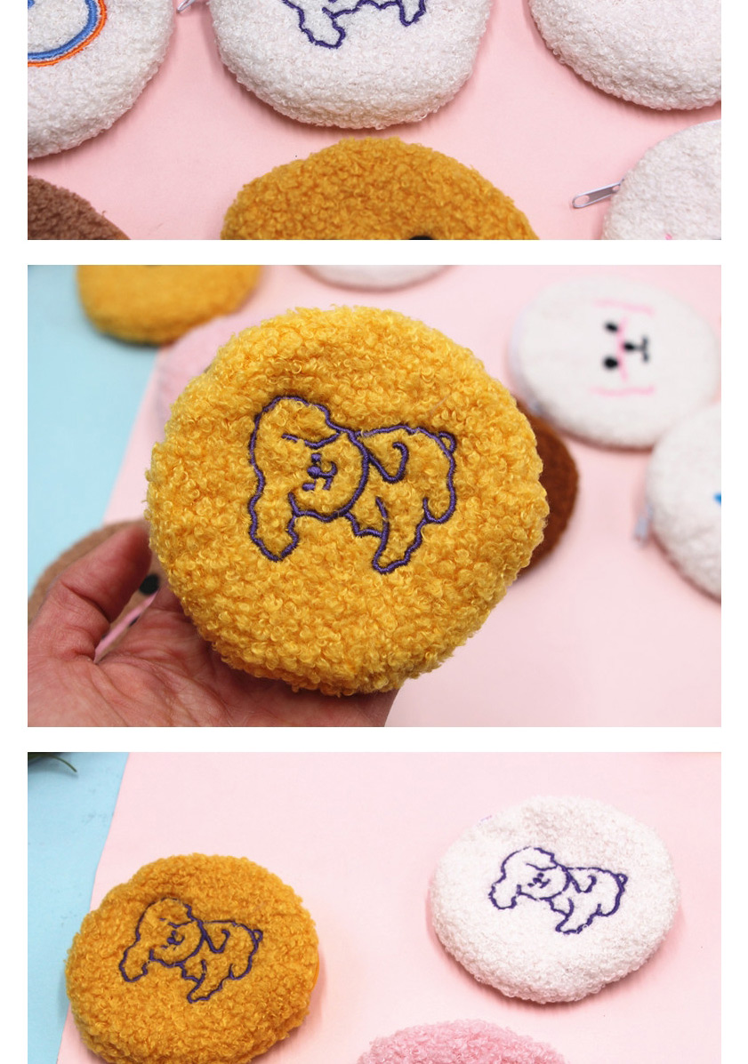 Fashion Yellow-puppy Plush Cloud Smiley Bear Cosmetic Bag,Pencil Case/Paper Bags