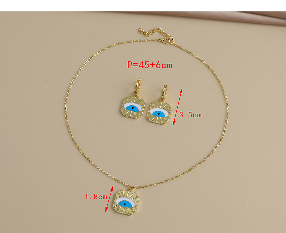 Fashion Golden Copper Eye Necklace,Necklaces