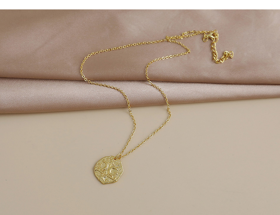 Fashion Golden Copper Letter Love Seal Necklace,Necklaces
